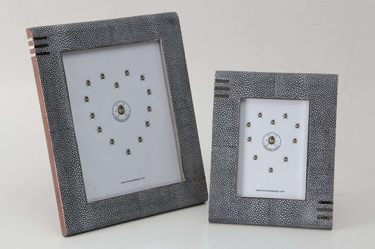 unique photo frame Shagreen photo frame interior designers photo frame