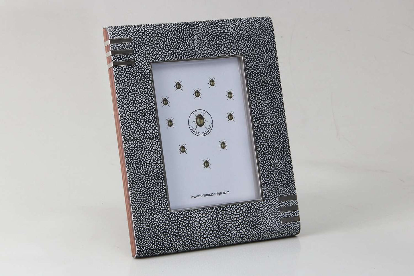 7 x 5 photo frame grey shagreen photo frame