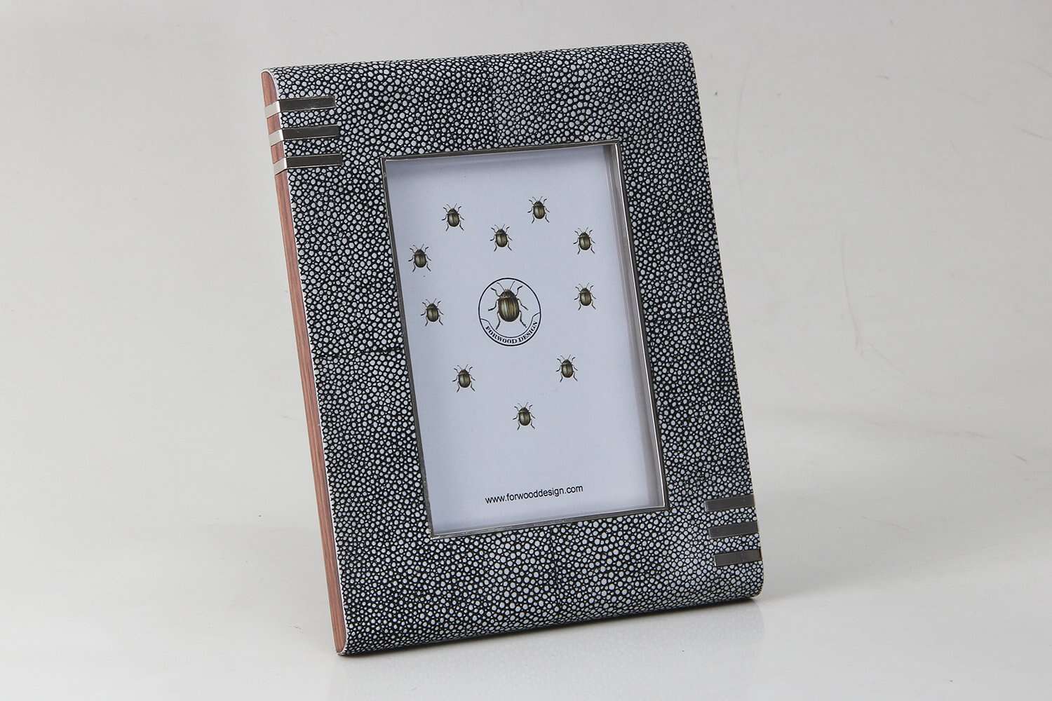 7 x 5 photo frame grey shagreen photo frame