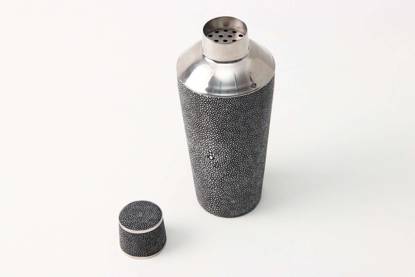 gorgeous shagreen cocktail shaker unique cocktail shaker