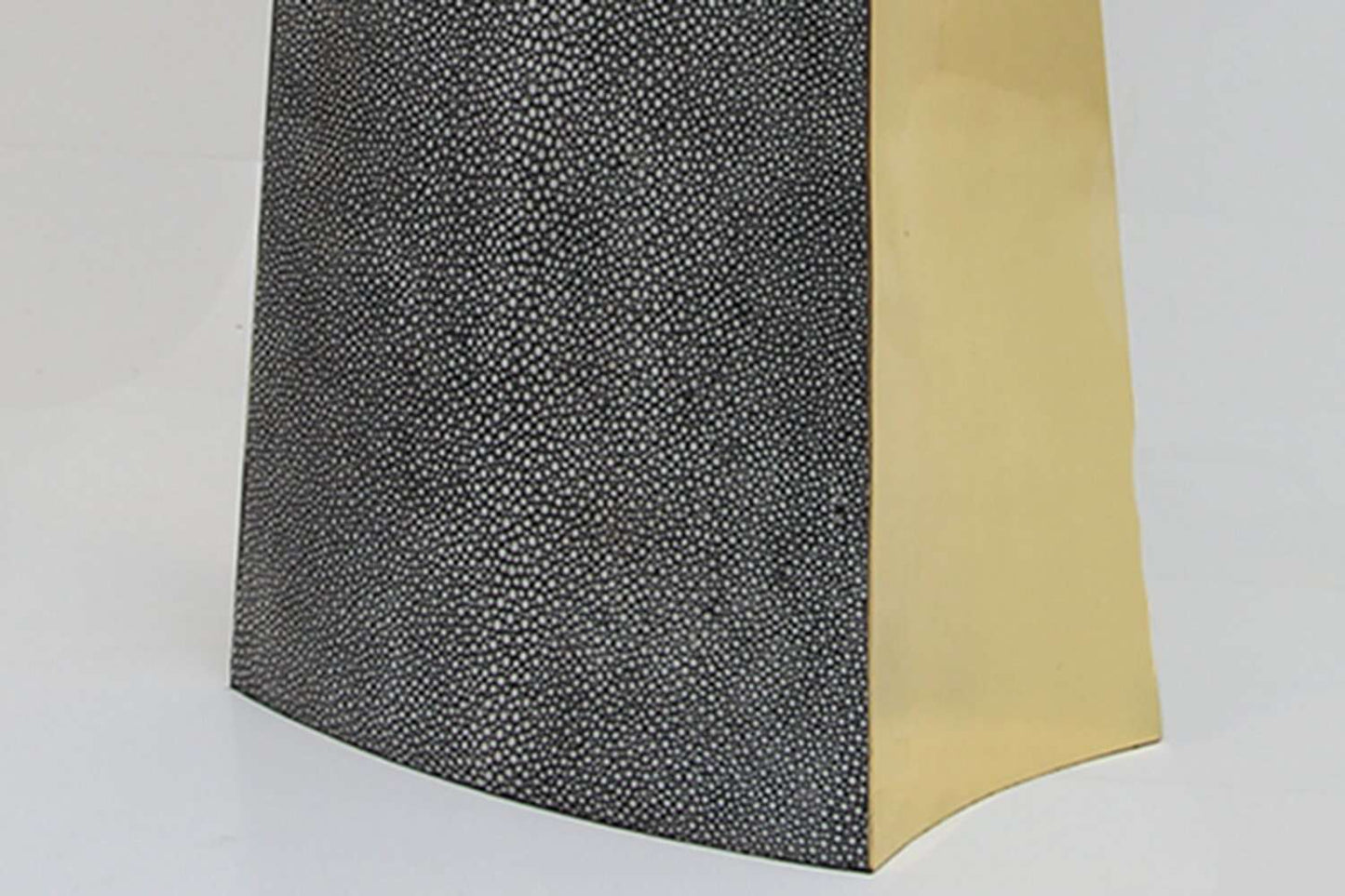 Desk Lamp Shagreen and brass desk lamp