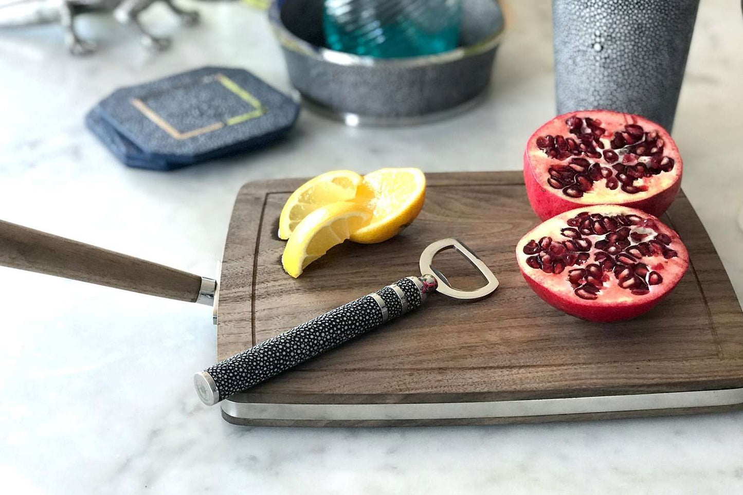 bottle opener shagreen bottle opener