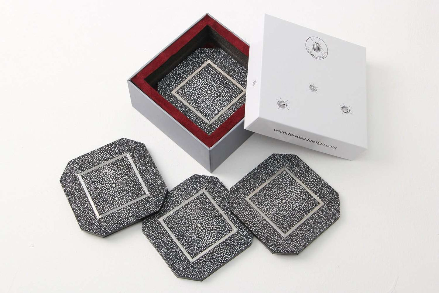 shagreen Table top placemats and coasters
