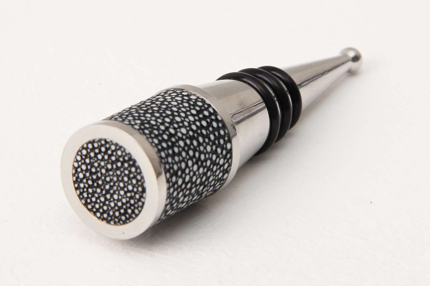 luxury wine bottle stopper shagreen wine bottle stopper