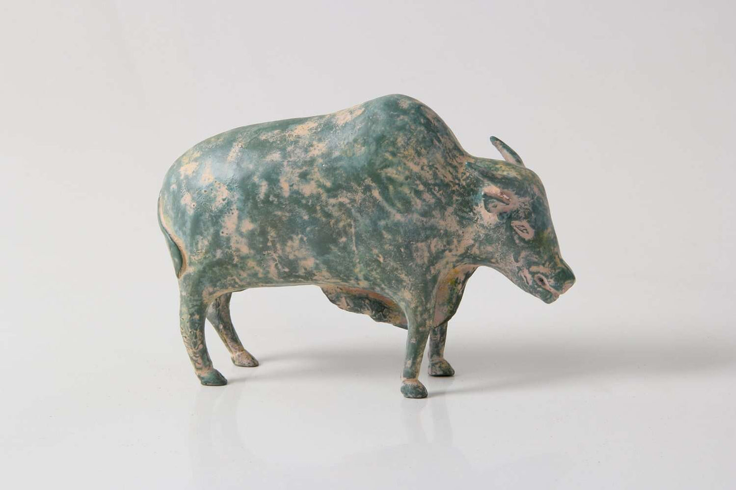 Sculpture charming Water buffalo sculpture