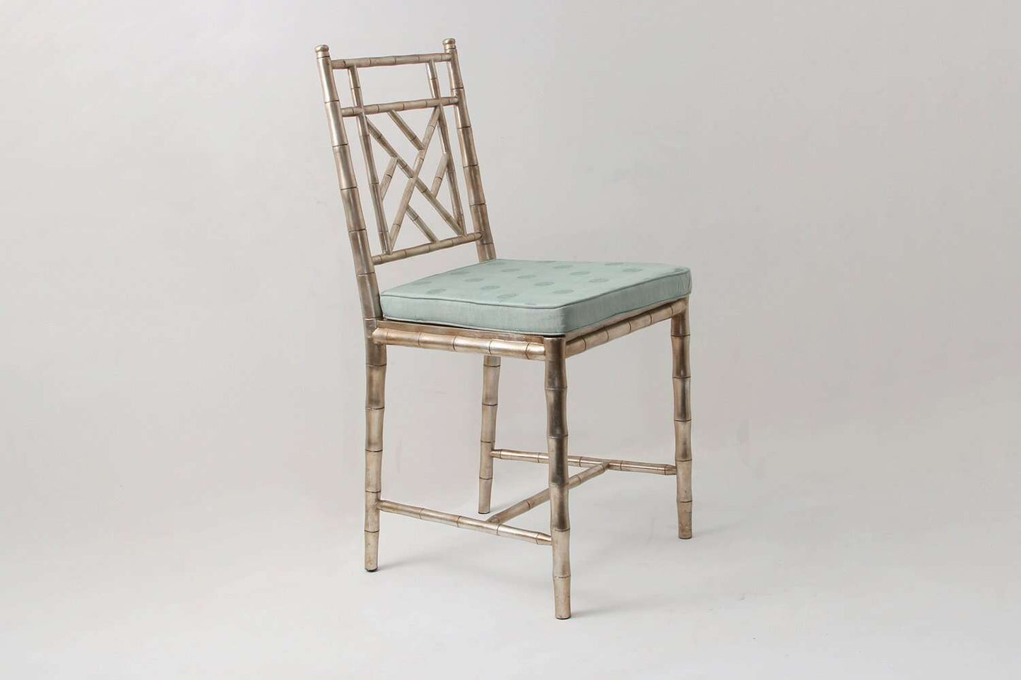Chic Dining chair in antiqued silver by Forwood Design