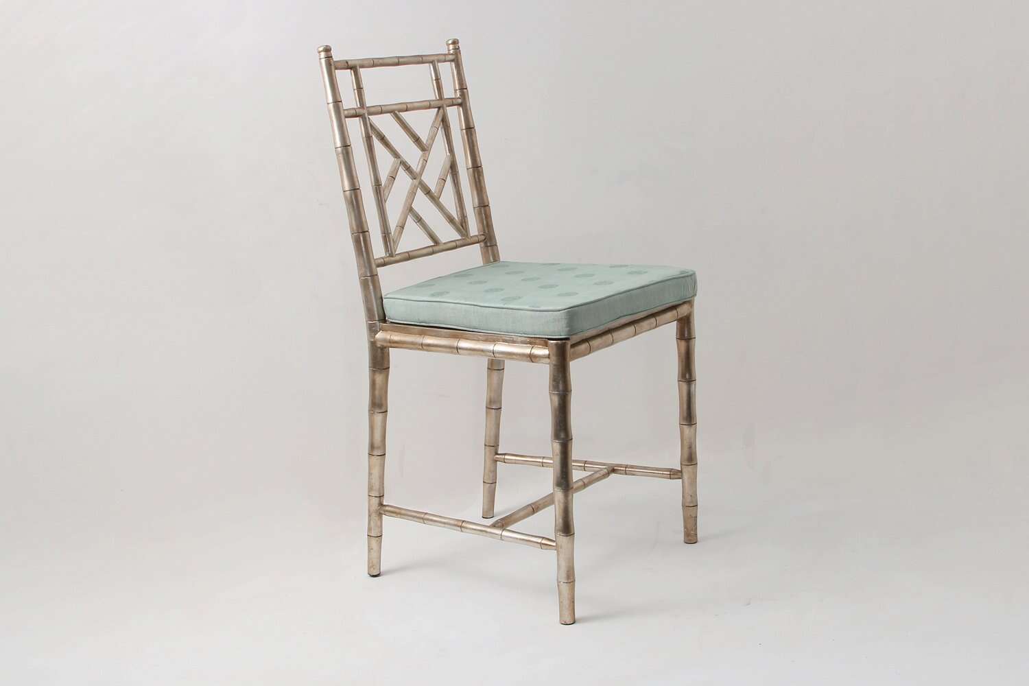 Chic Dining chair in antiqued silver by Forwood Design