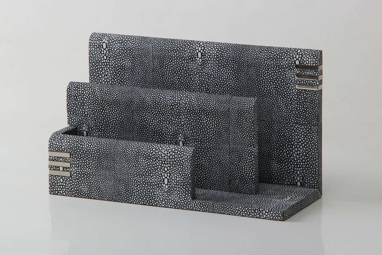 Shagreen Desk set Shagreen letter rack