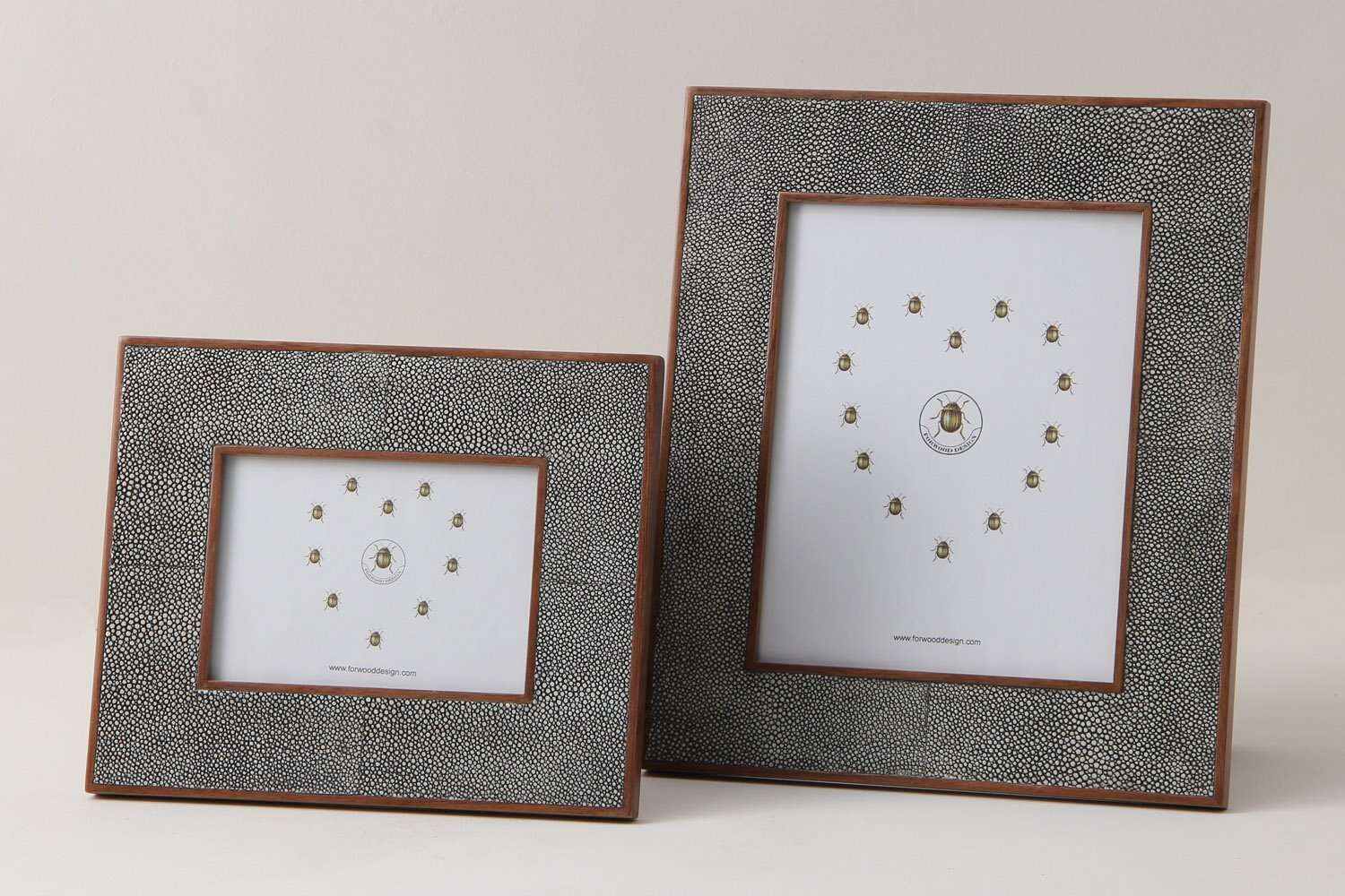 Shagreen 7 x 5 photo frame grey shagreen 10 x 8 photo frame