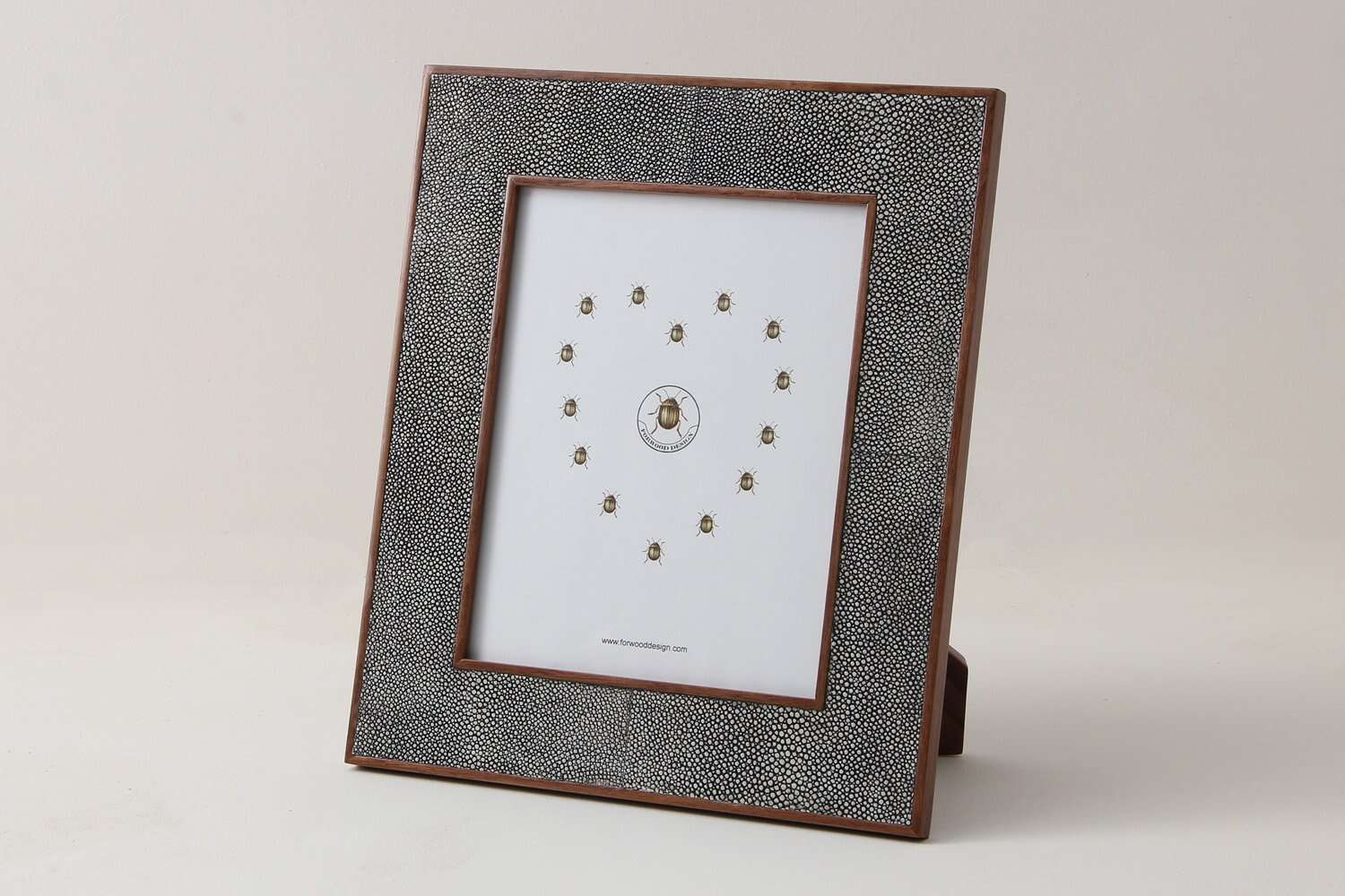 10 x 8 photo frame grey photo frame shagreen leather