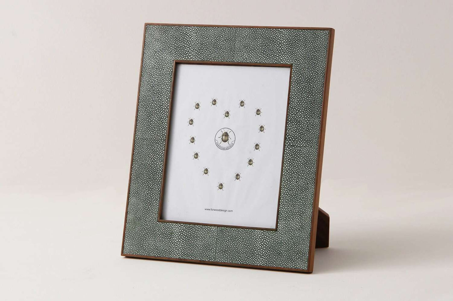 10 x 8 photo frame green shagreen 10 x 8 photo frame