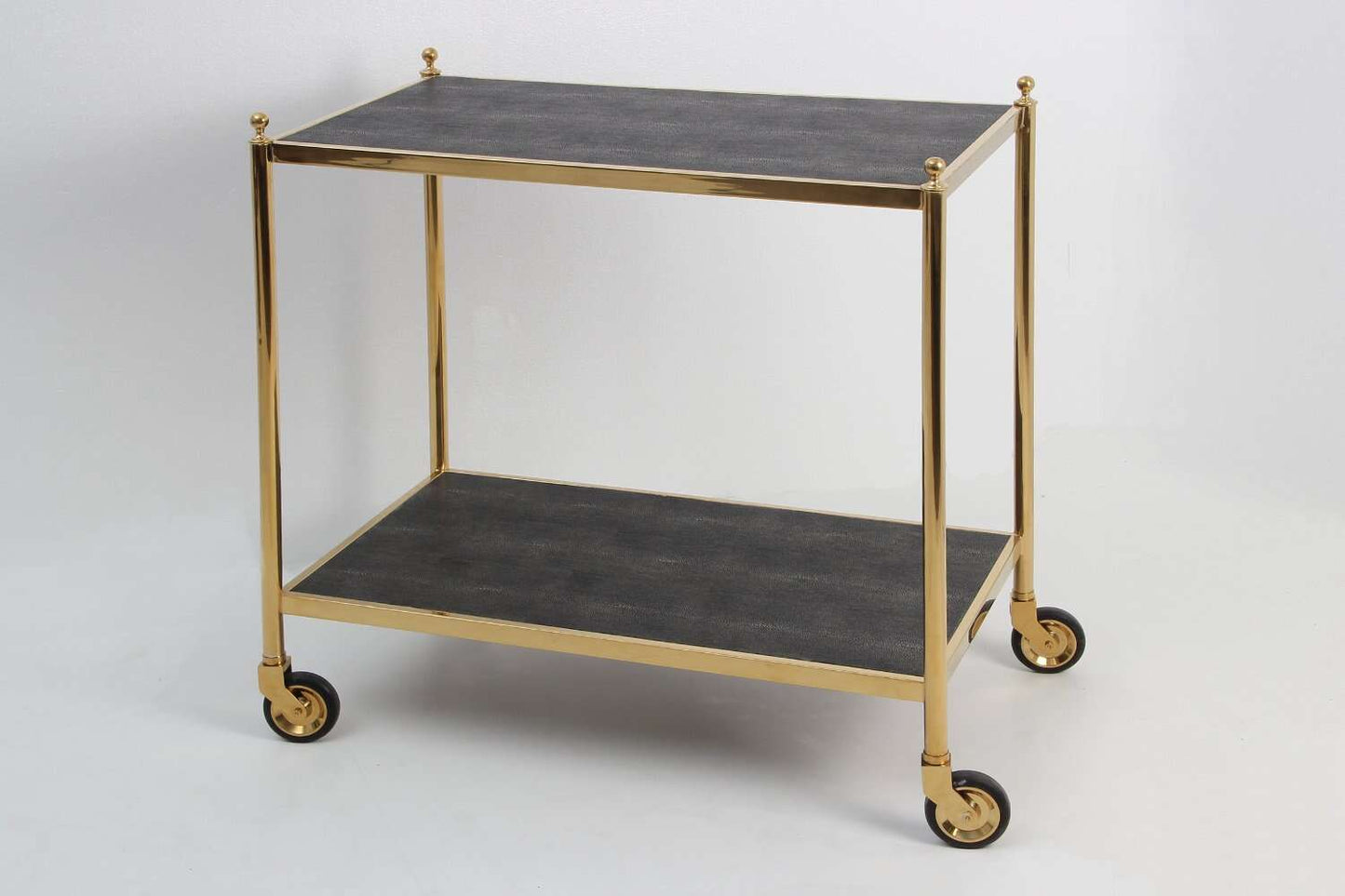 Drinks trolley unique gold shagreen drinks trolley