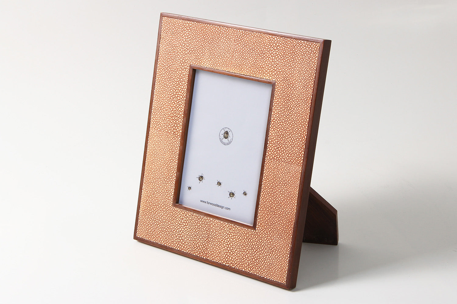 coral shagreen 7 x 5 photo frame birthday gift present