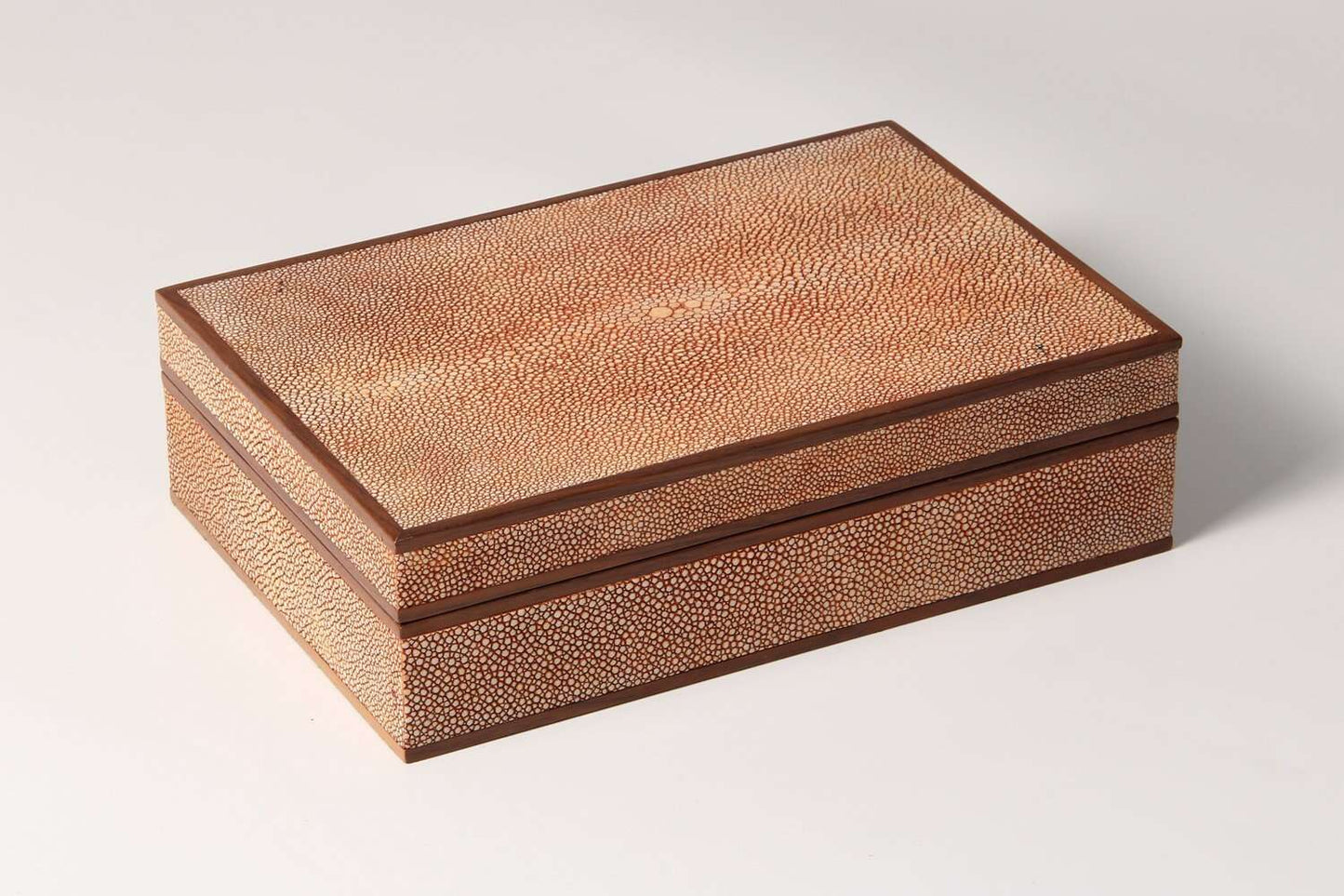 jewellery box unique coral shagreen jewellery box