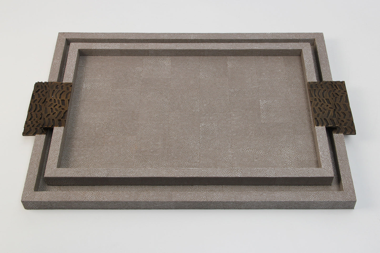 Rachel Winham's 'Dune' Shagreen Trays