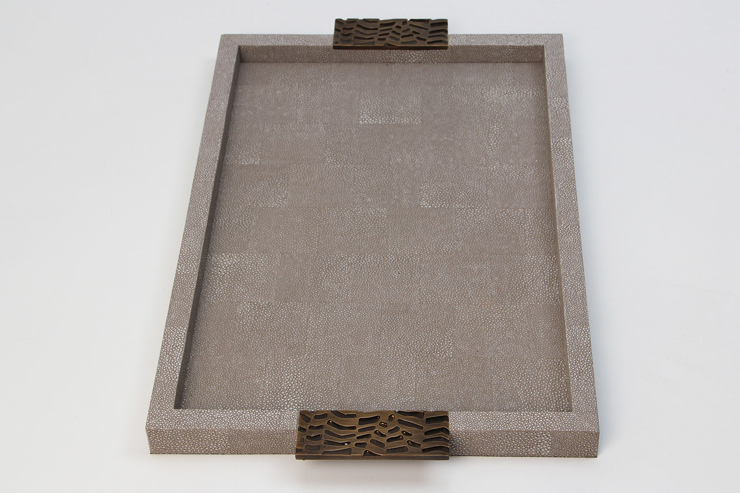 Drinks tray serving tray Forwood Design Dune shagreen drinks tray