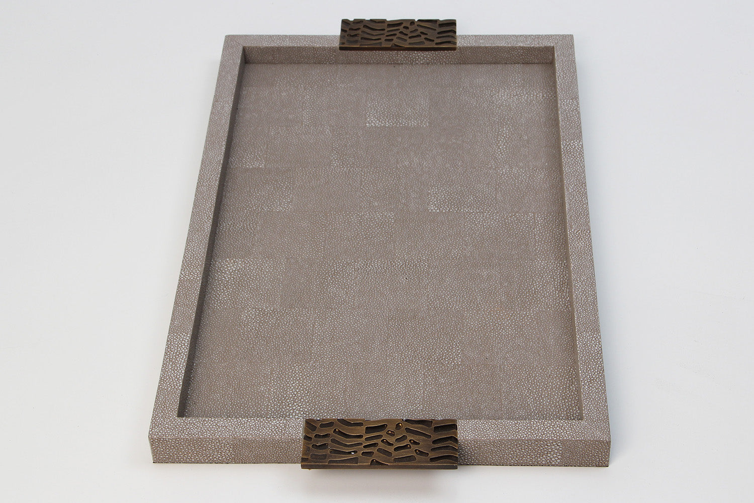 Drinks tray serving tray Forwood Design Dune shagreen drinks tray