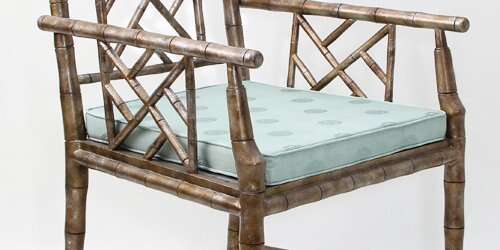 Luxury dining chair & dining chair cushions detail