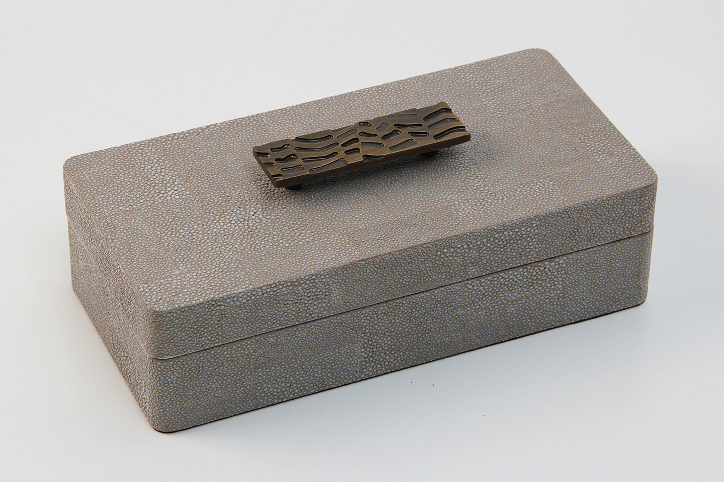 Dune shagreen remote box shagreen treasure box