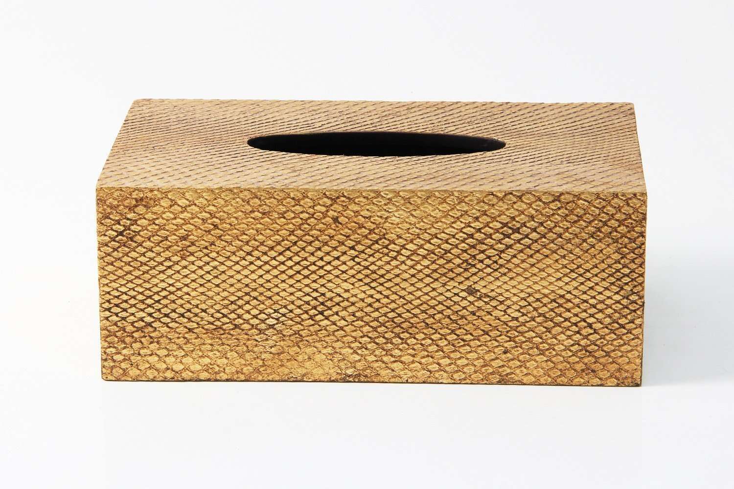 Tissue holder chic gold tissue box holder
