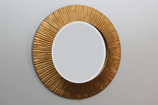 Large round wall mirror Gold wall mirror 