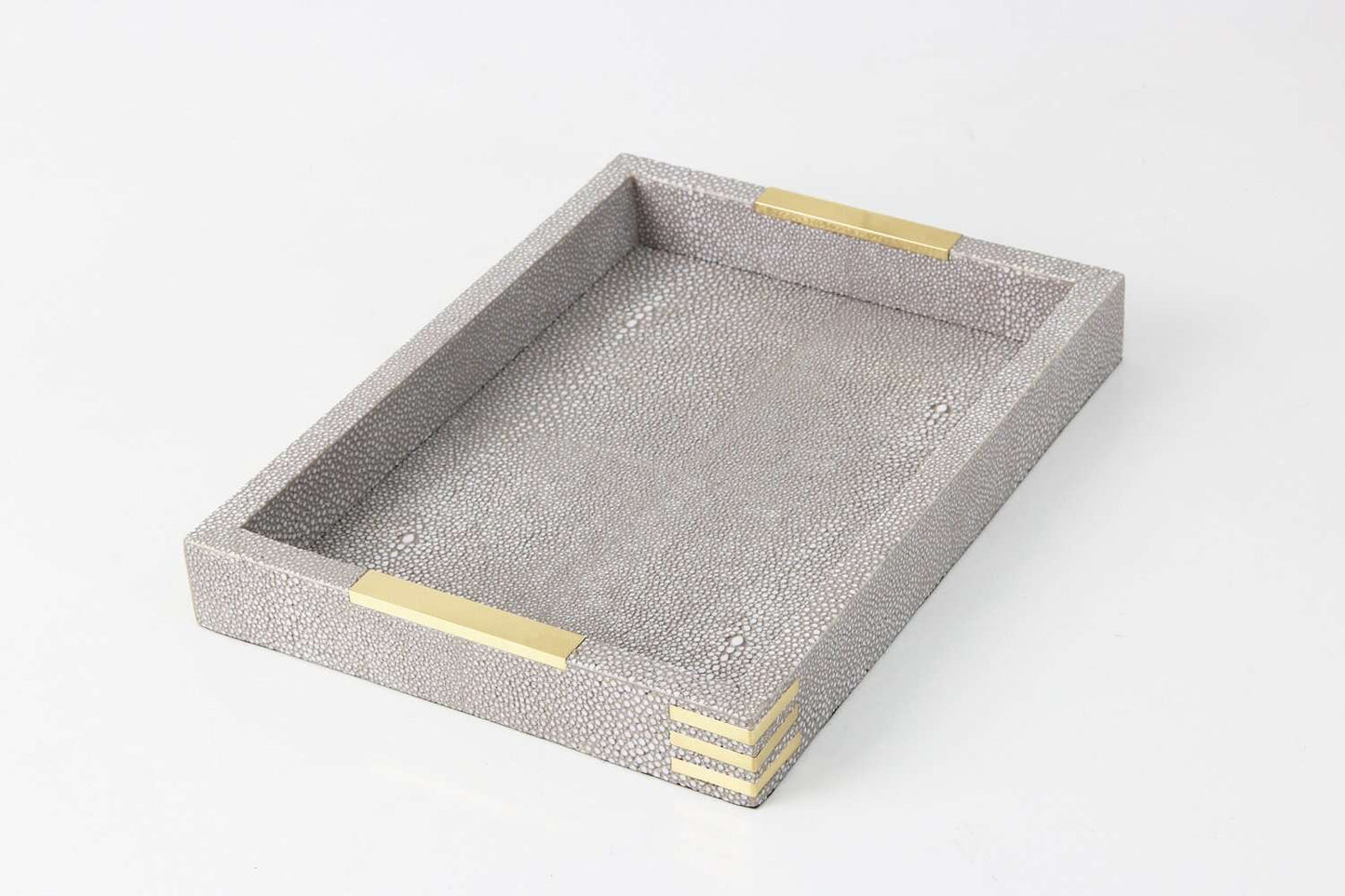luxury gift present Shagreen desk tray valet tray