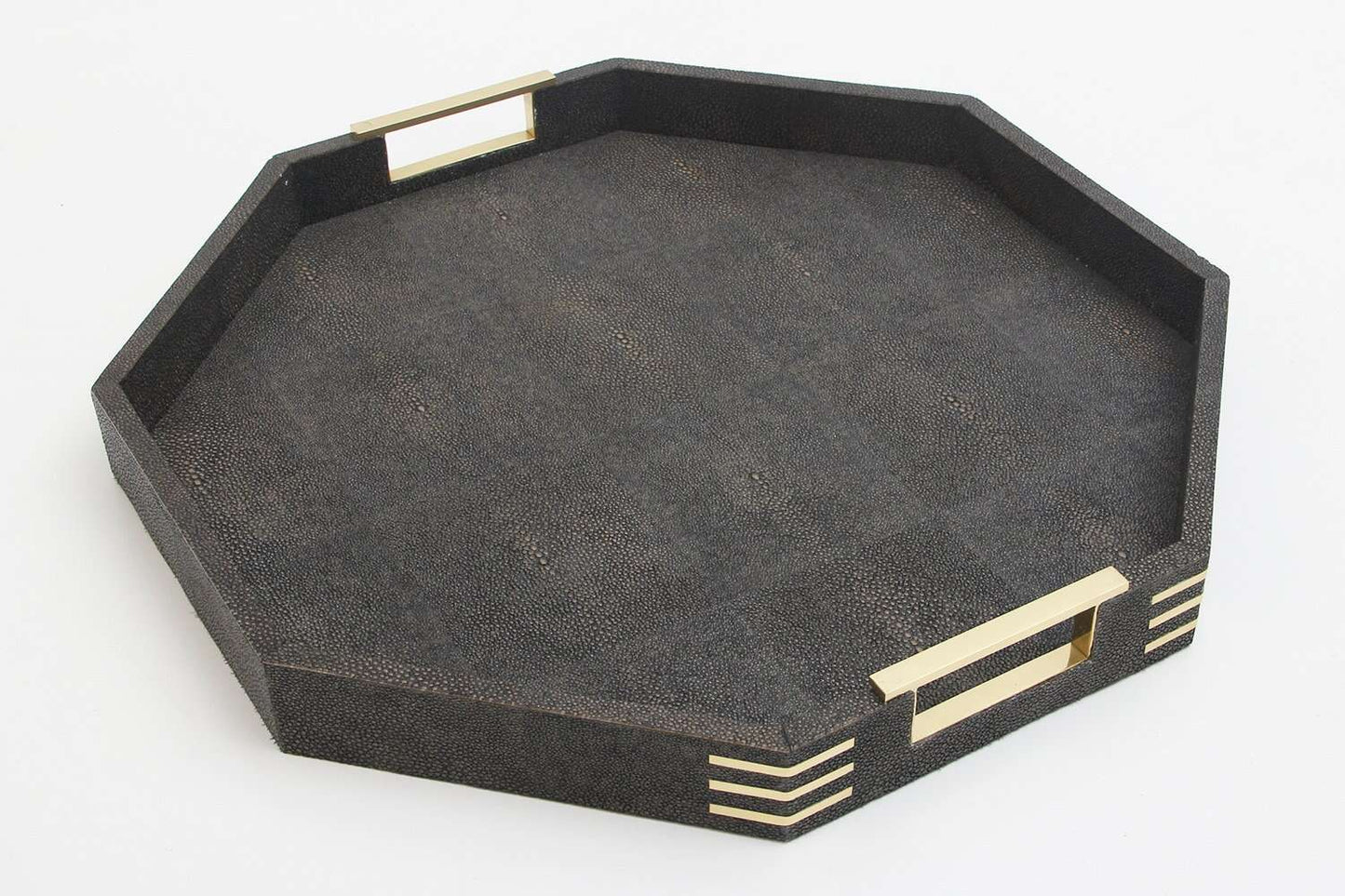 Serving tray Shagreen Drinks tray Luxury serving tray