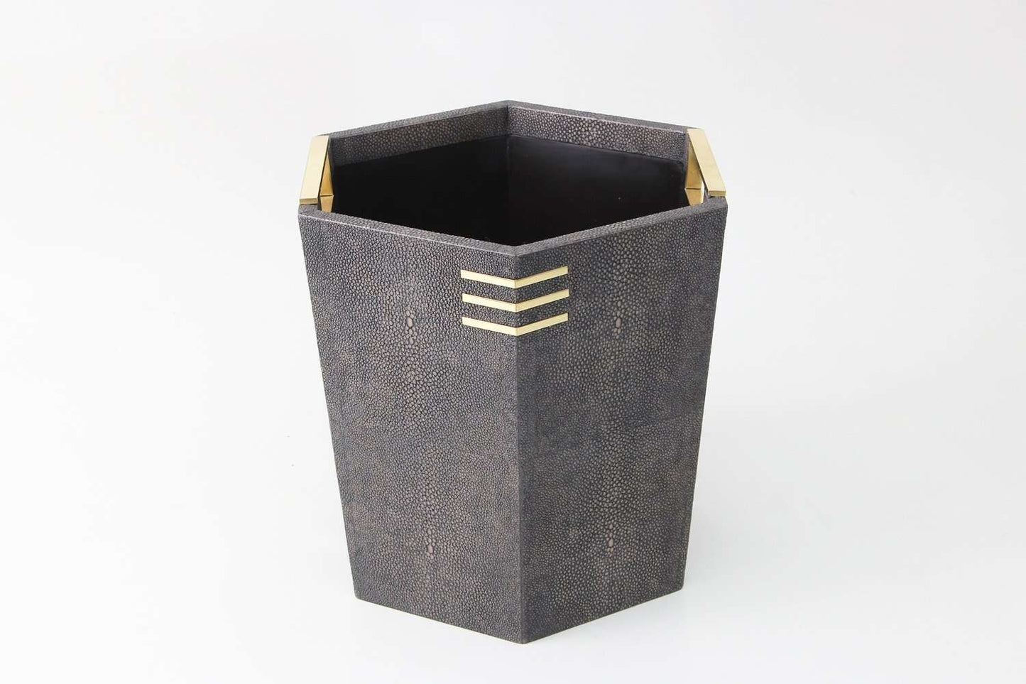 Waste paper bin Chic Shagreen Waste paper bin