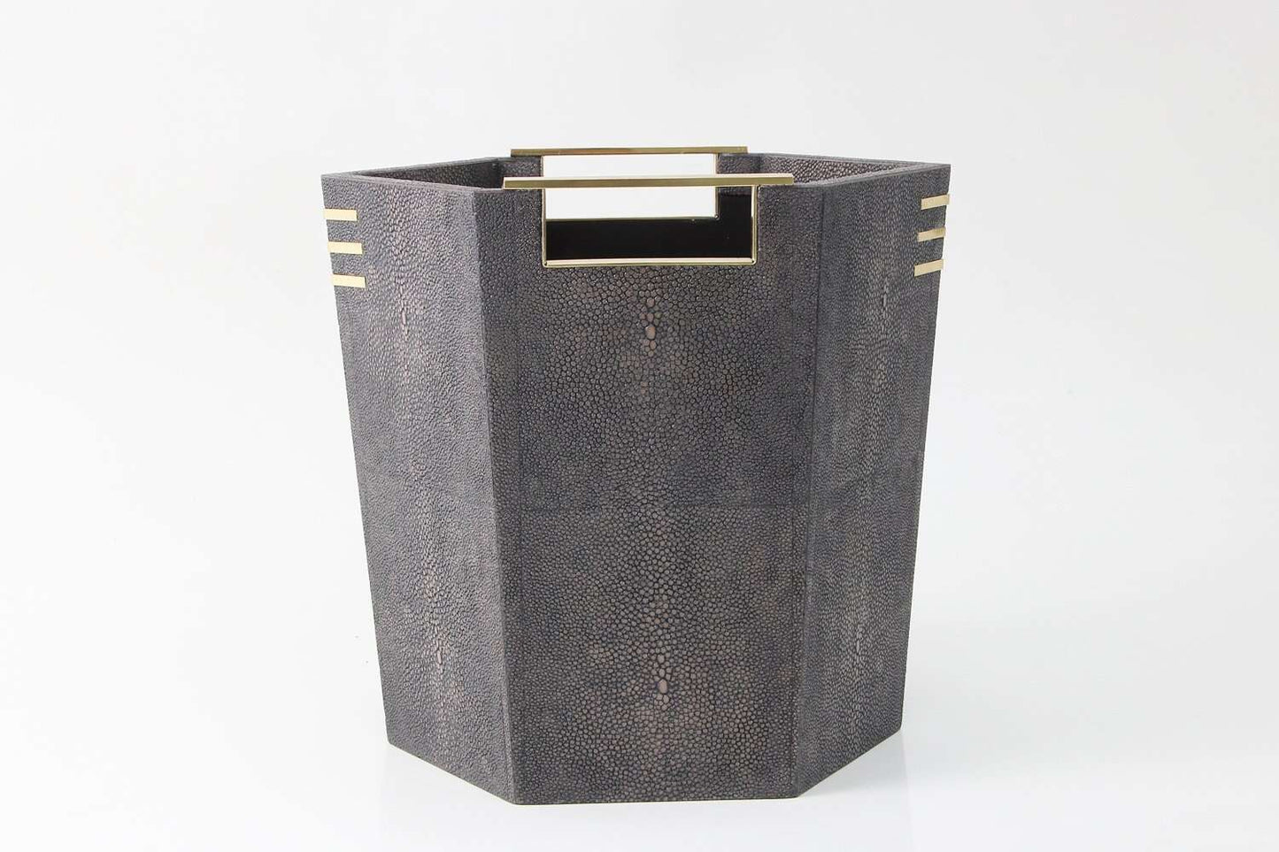 Waste paper bin Luxury Shagreen Waste paper bin