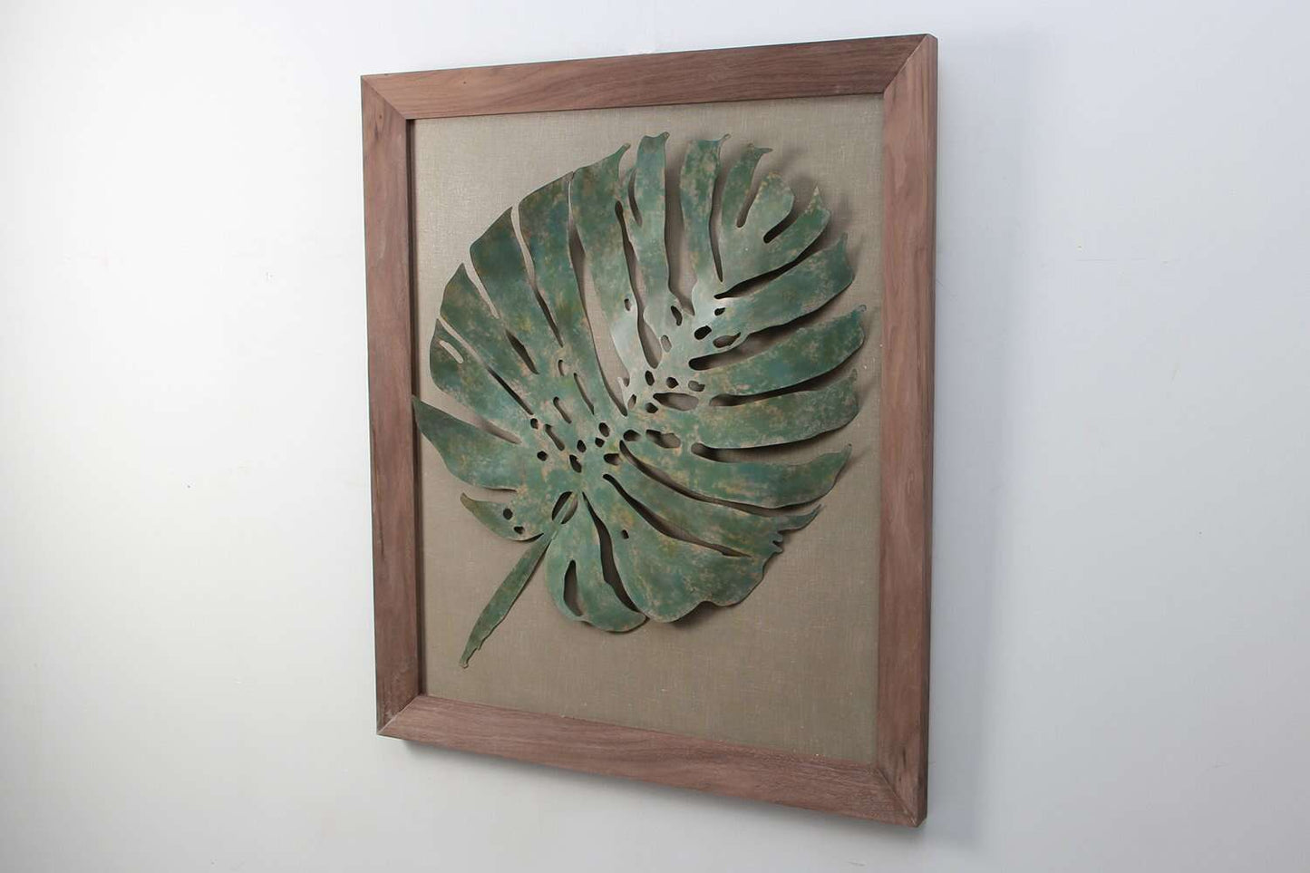 Wall art metal wall leaf wall art