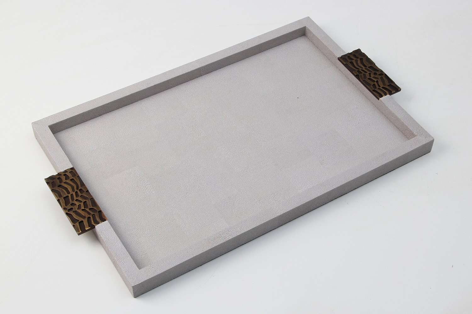 Drinks tray Serving tray chic Shagreen serving tray
