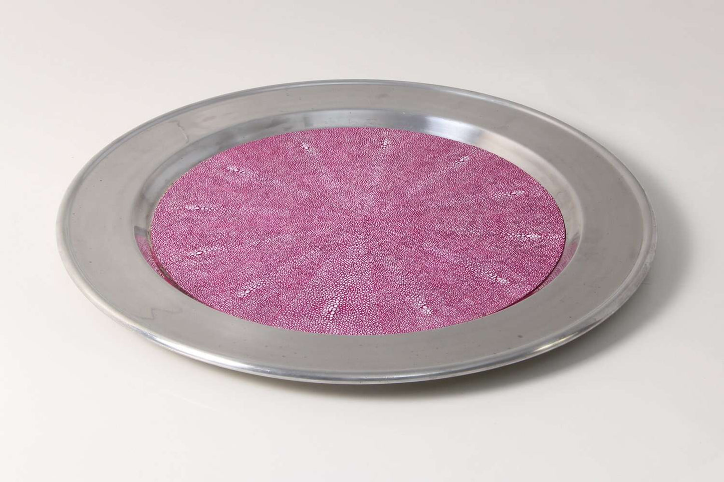 Serving tray Gorgeous Pink shagreen serving tray