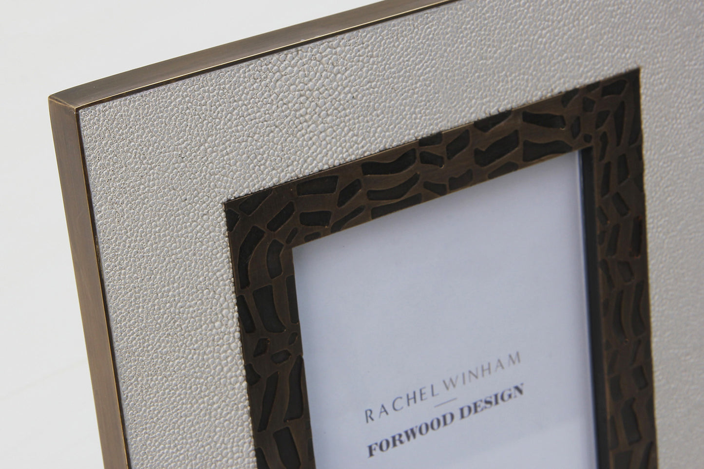 Rachel Winham's 'Linen' Shagreen Photo Frames