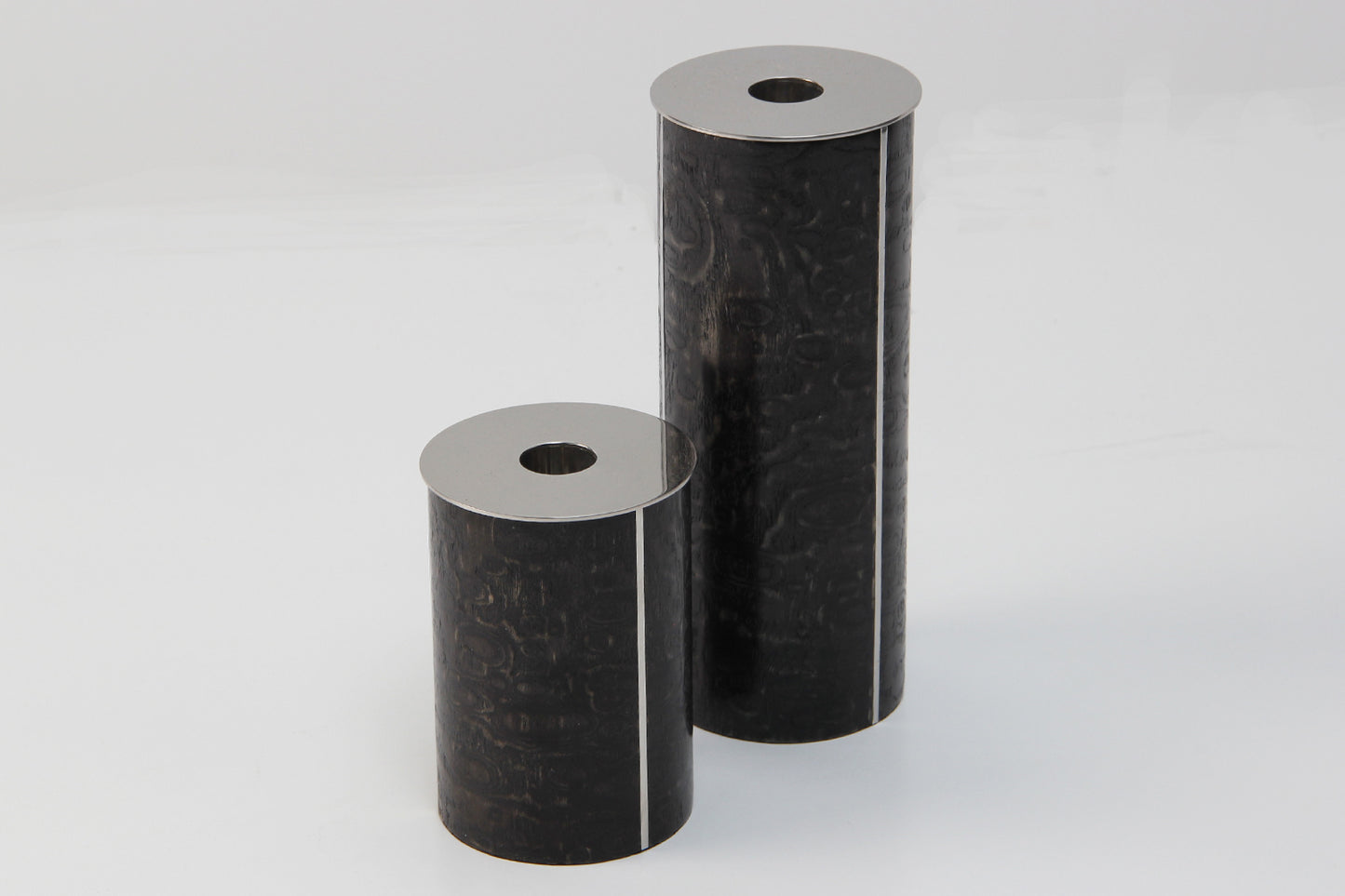 Candle holders Modern black silver candle holders