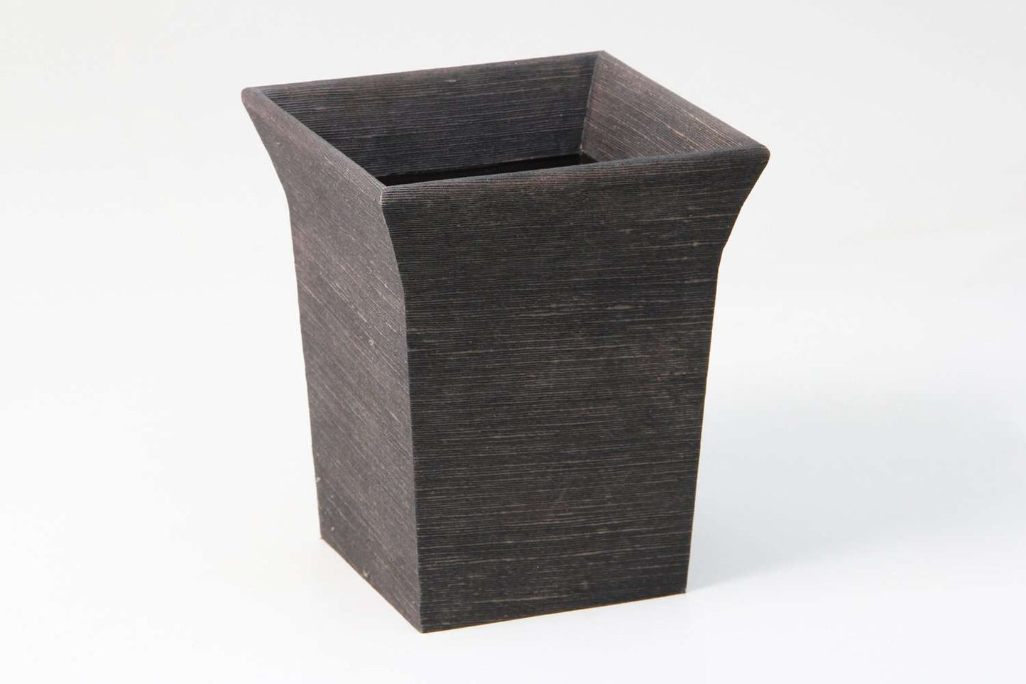 Waste paper bin chic brown silk waste paper bin