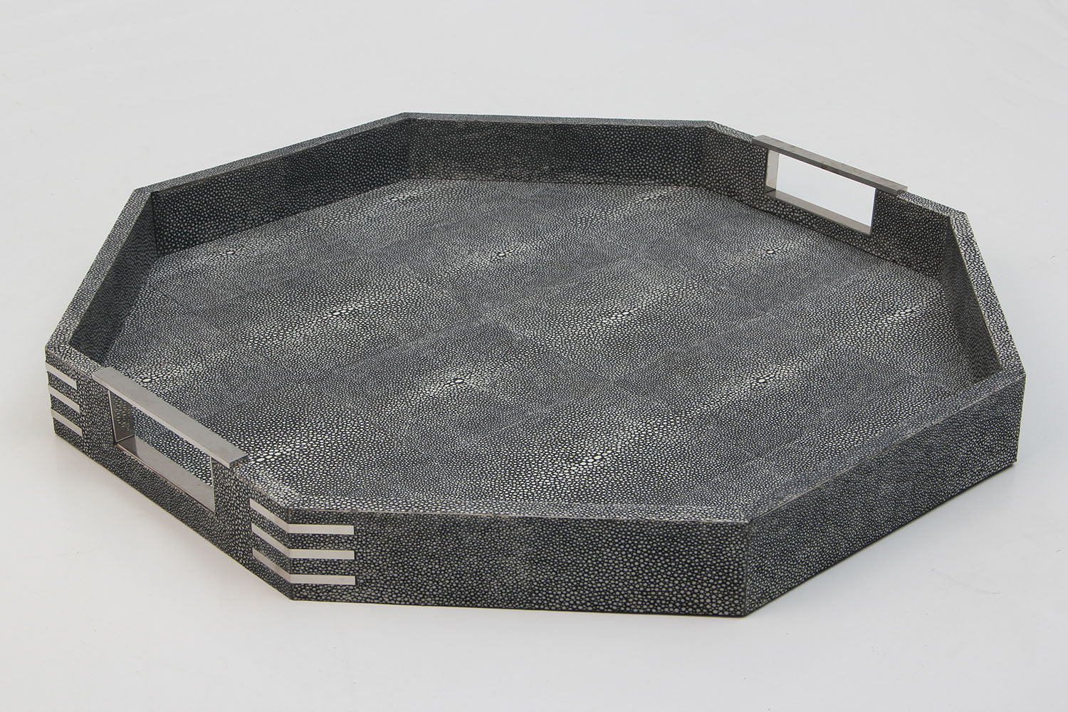 luxury serving tray shagreen bar tray drinks tray