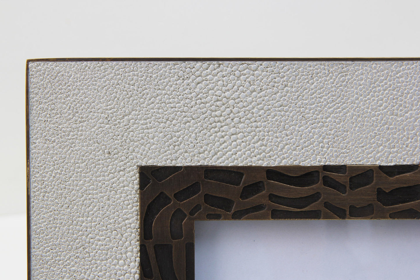 Rachel Winham's 'Linen' Shagreen Photo Frames