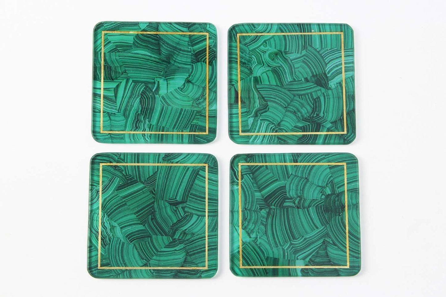 Coasters Malachite coasters Chic coasters