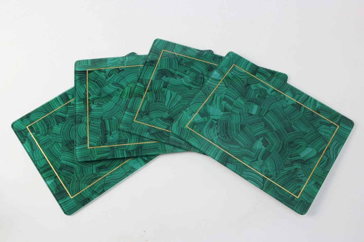 Place mats unique malachite placemats