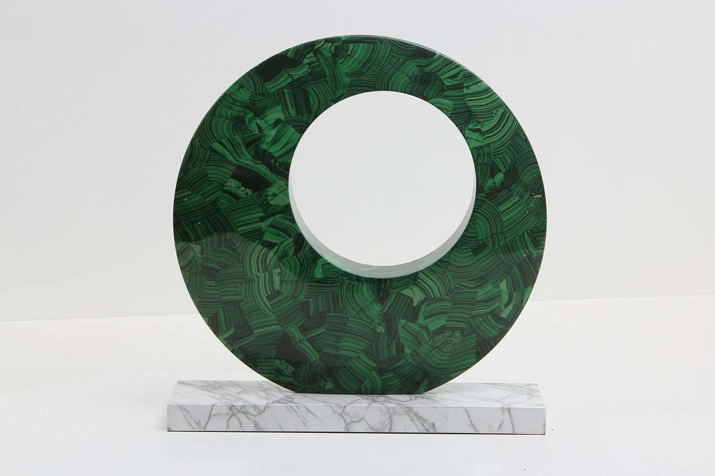 modern sculpture Sculpture art Malachite abstract sculpture 