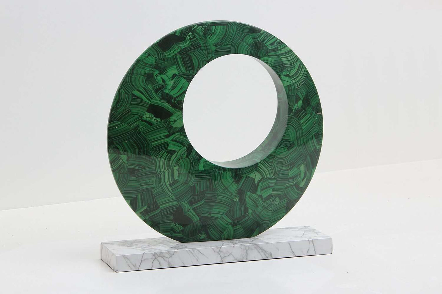 Sculpture art Malachite abstract sculpture modern sculpture