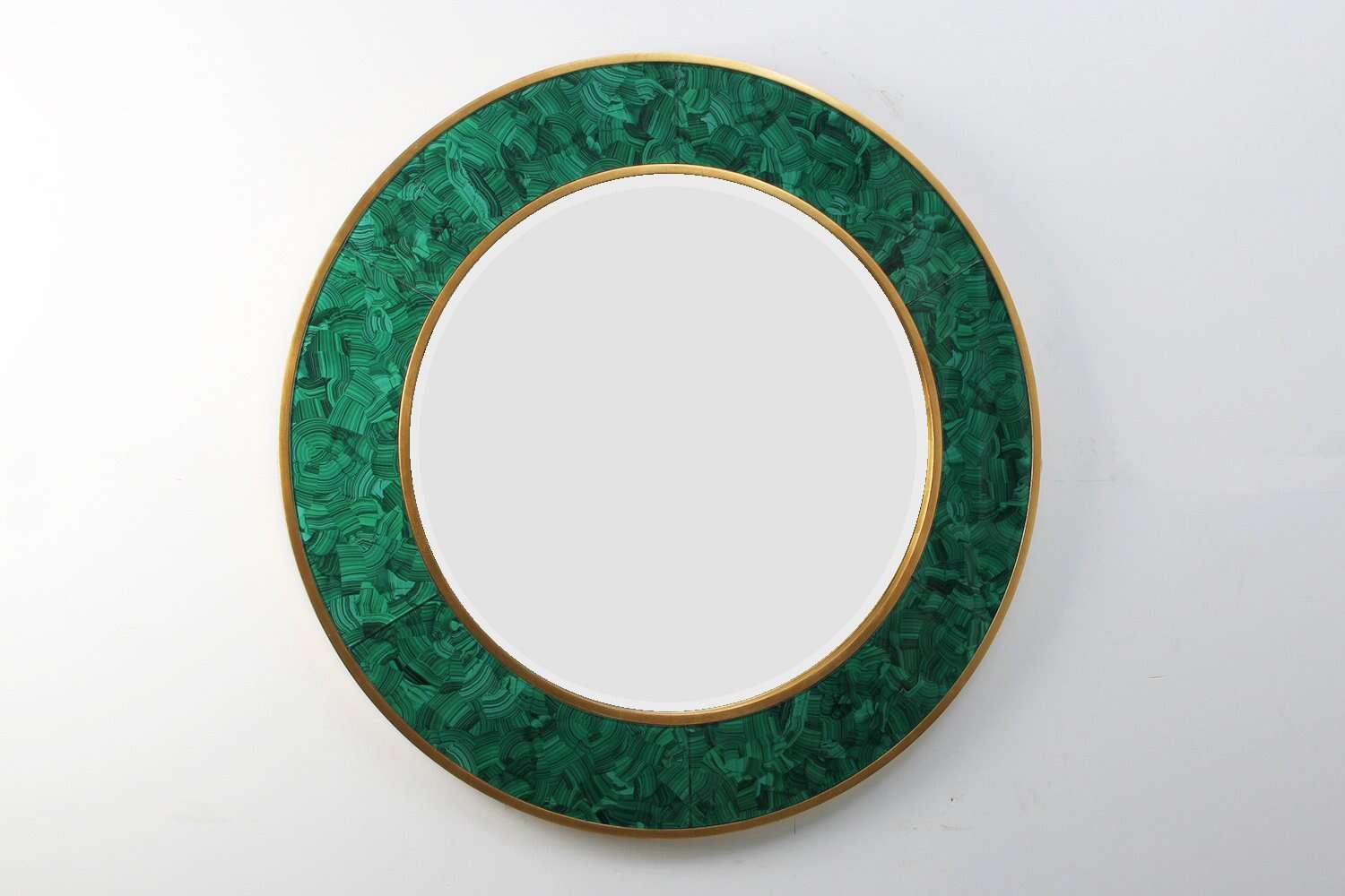 Hall mirror Wall Mirror malachite & gold leaf