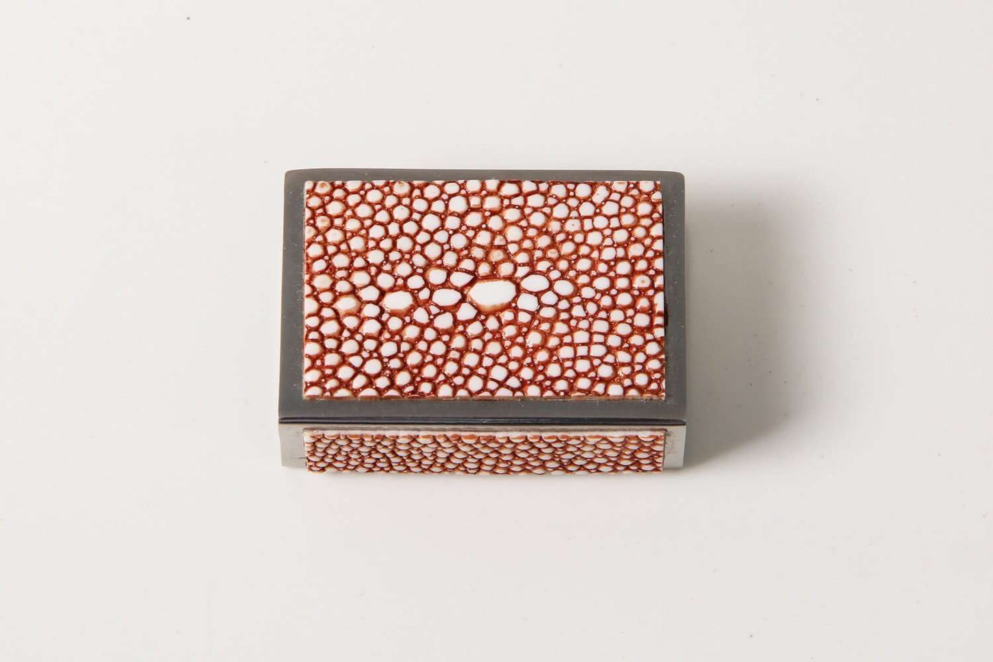 Matchbox Holder Coral shagreen match box cover Matchbox holder