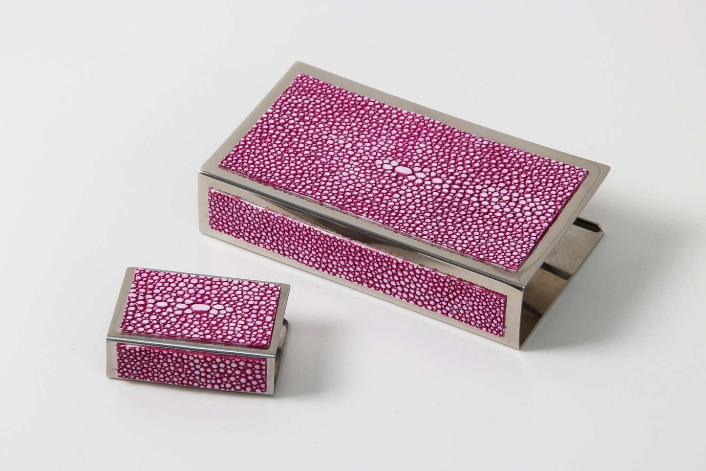 Matchbox holders matchbox covers Shagreen matchbox holders