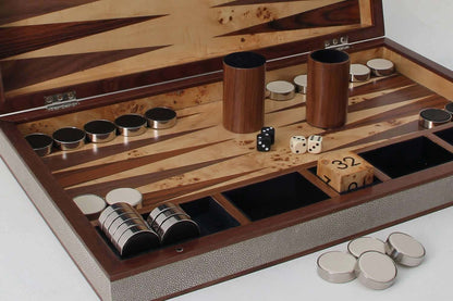 backgammon board Shagreen backgammon set backgammon board