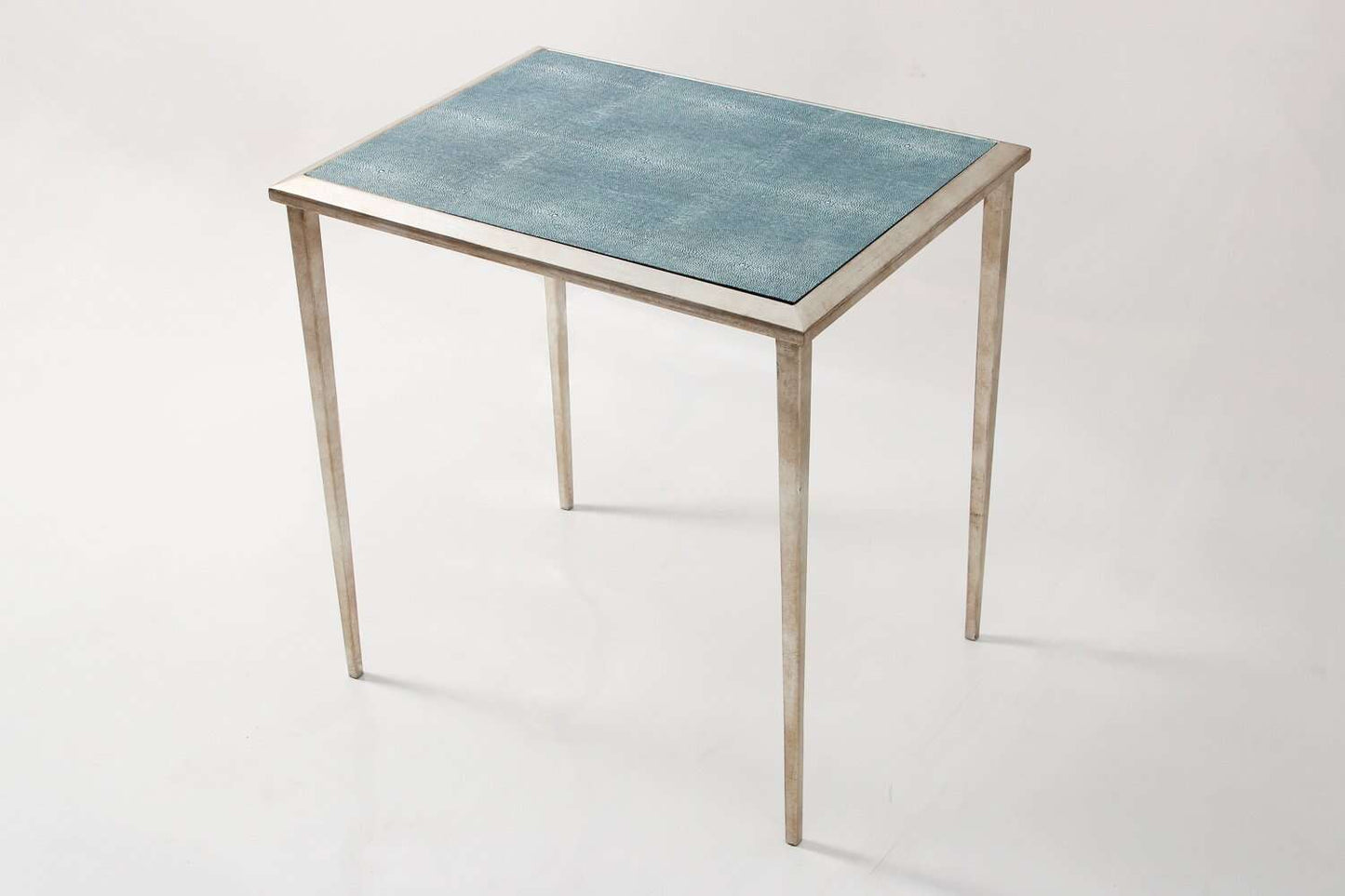 Narrow bedside table Sofa table Shagreen sofa table