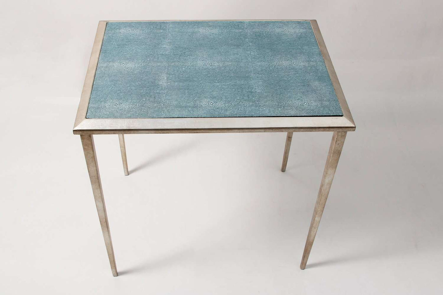 Sofa table Teal shagreen sofa table