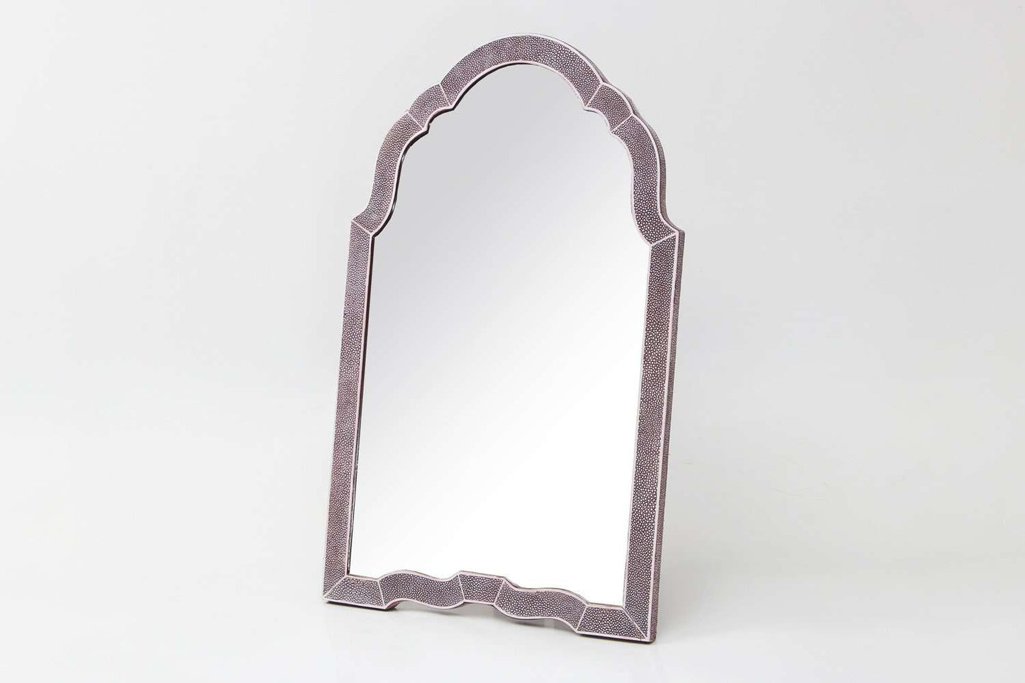 Arden Dressing Table Mirror in Mulberry Shagreen
