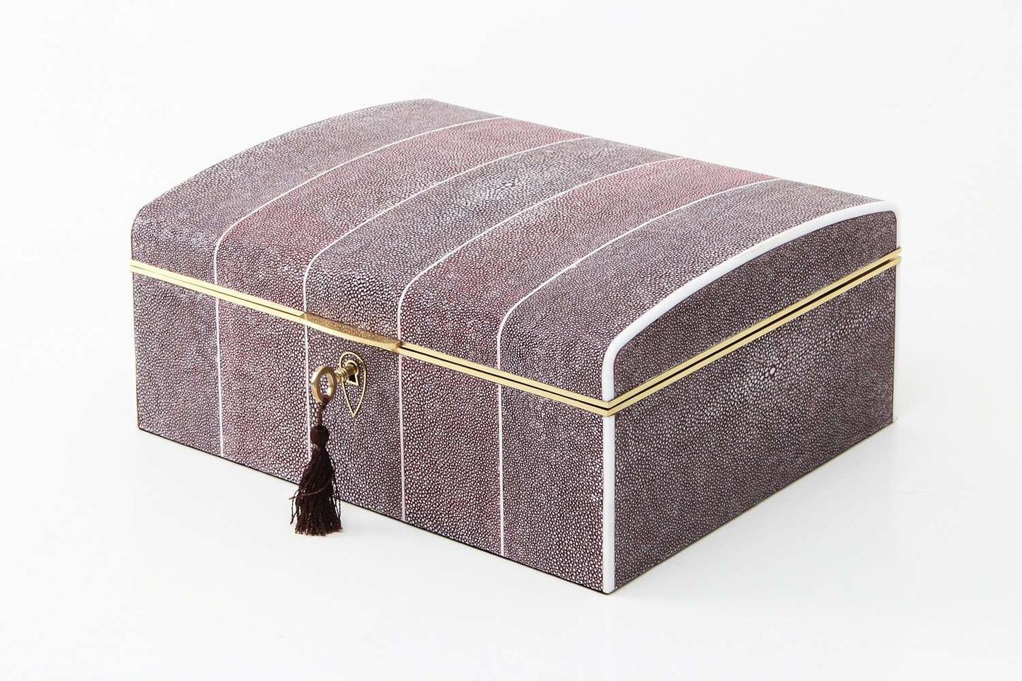 luxury gift present jewelry box shagreen jewelry box