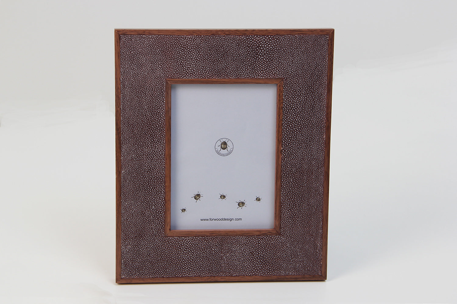 Gorgeous 7 x 5 photo frame Mulberry shagreen 7 x 5 photo frame